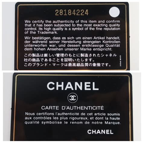 chanel no longer have authenticity card|chanel serial number authenticator.